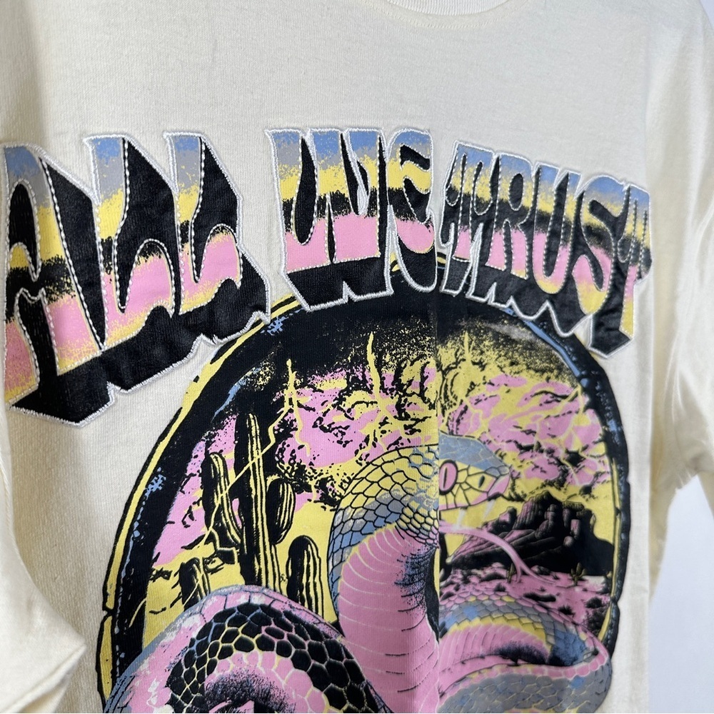 Cream Cotton T-Shirt - Picture 3 of 9